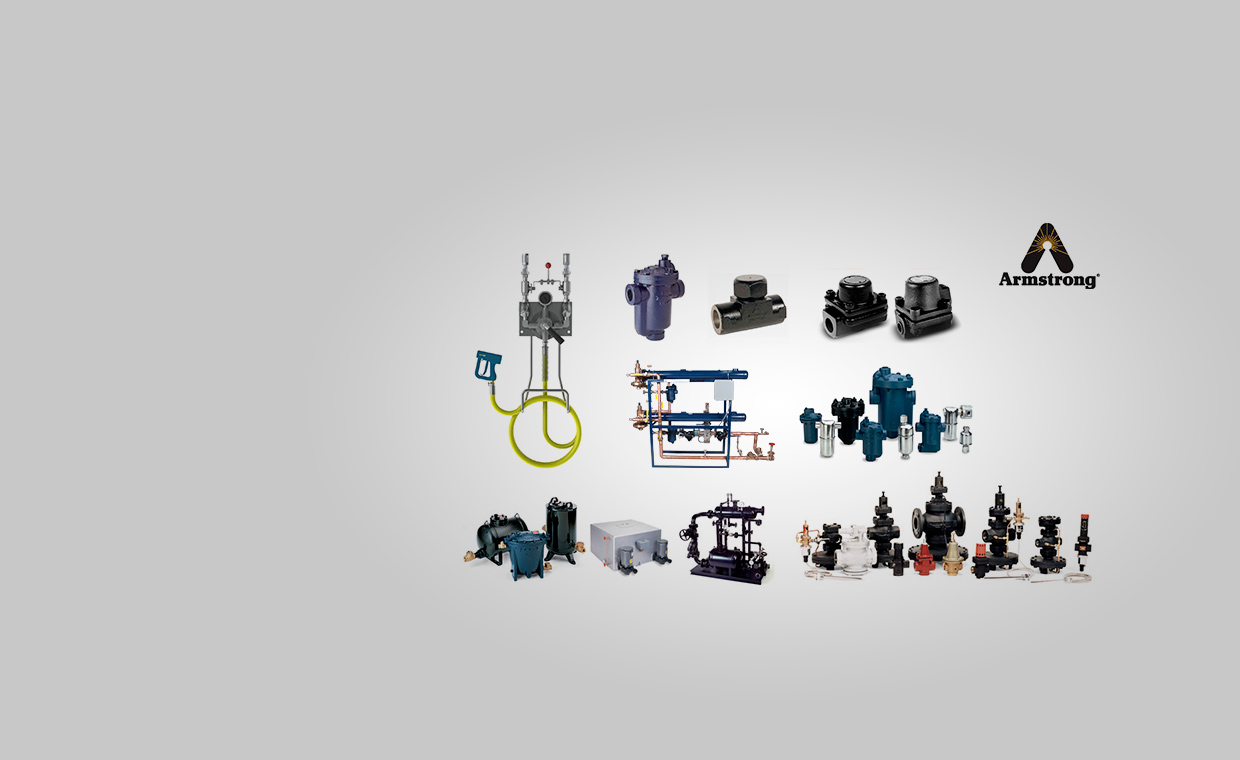 Equipos Armstrong para vapor y agua caliente